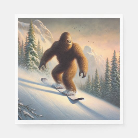 Bigfoot Snowboarding Servet (Voorkant)