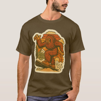 Bigfoot Snowboarding T-shirt