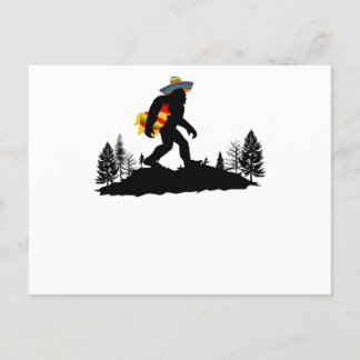 Bigfoot Sombreo Pinata, Cinco De Mayo Sasquatch Briefkaart