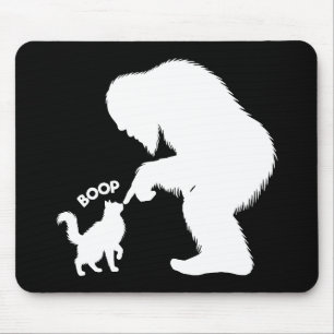 Bigfoot Speelse Langharige Kat Boop Muismat