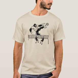Bigfoot speelt Sepak Takraw T-shirt