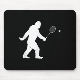 Bigfoot spelen Badminton Shuttle Funny Badminton Muismat