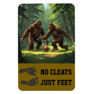Bigfoot spelen football magneet