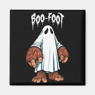 Bigfoot spookkostuum halloween boo-foot sasquatch magneet