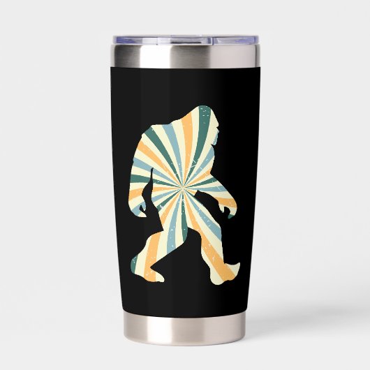 Bigfoot Squatchy Retro 90s Style Geïsoleerde Drinkbeker (Voorkant)