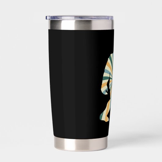 Bigfoot Squatchy Retro 90s Style Geïsoleerde Drinkbeker (Rechts)