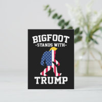Bigfoot staat met Trump 2024 verkiezingen