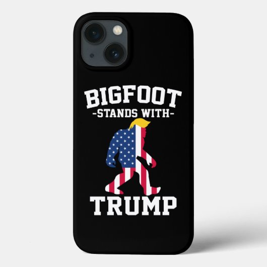 Bigfoot staat met Trump 2024 verkiezingen Case-Mate iPhone Case (Achterkant)