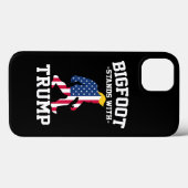 Bigfoot staat met Trump 2024 verkiezingen Case-Mate iPhone Case (Achterkant (horizontaal))