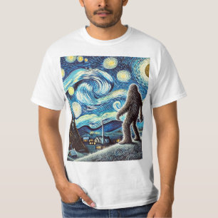 Bigfoot-Sterrennacht T-shirt