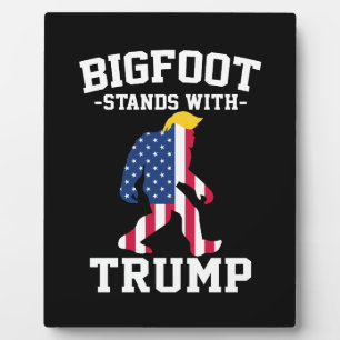 Bigfoot steunt Trump 2024 Verkiezingen Fotoplaat