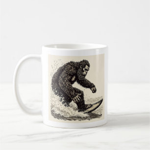 Bigfoot surfen koffiemok