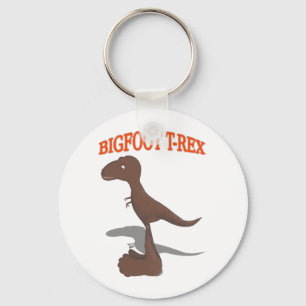 Bigfoot T-Rex Tekening Sleutelhanger