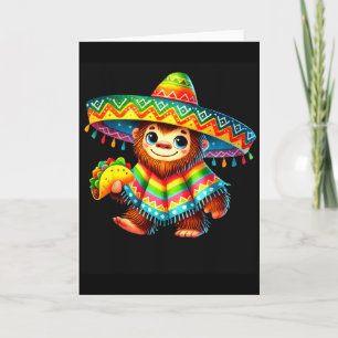 Bigfoot Taco Cinco De Mayo Sasquatch Mexicaanse Ki Kaart