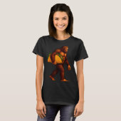 Bigfoot Taco Sasquatch Walking Taco Funny Shirt Me (Voorkant volledig)