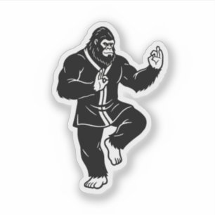 Bigfoot Tai Chi Sticker