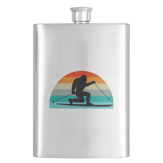 Bigfoot Telemark Skiing Rainbow Flacon (Voorkant)