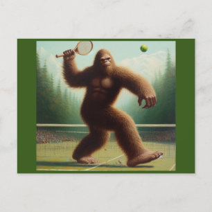 Bigfoot Tennis Briefkaart