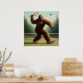 Bigfoot Tennis Poster (Keuken)