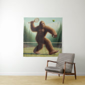 Bigfoot Tennis Wandkleed (In situ)
