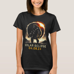Bigfoot totale zonsverduistering 4.08.2024 Kleding T-shirt