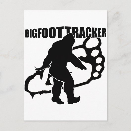Bigfoot TRACKER Briefkaart (Voorkant)