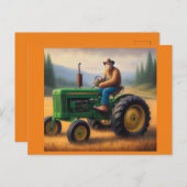 Bigfoot Tractor Briefkaart (Voorkant / Achterkant)