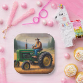 Bigfoot Tractor Papieren Bordje (Feest)
