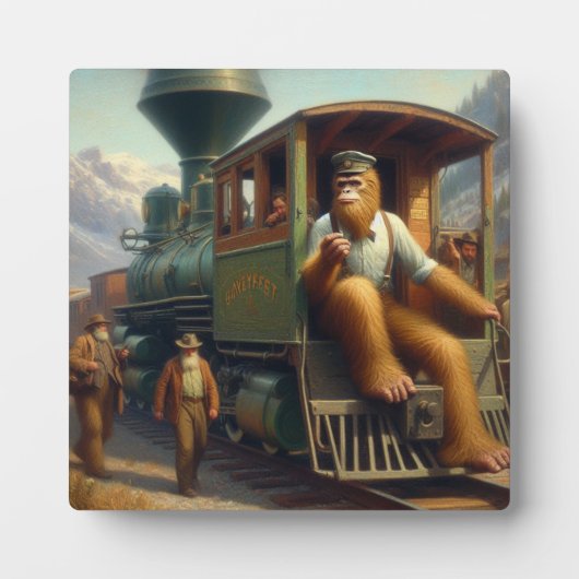 Bigfoot Train Engineer Fotoplaat (Voorkant)