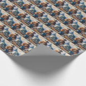 Bigfoot Truck Driver Cadeaupapier (Hoek)