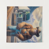 Bigfoot Truck Driver Wandkleed (Voorkant (horizontaal))