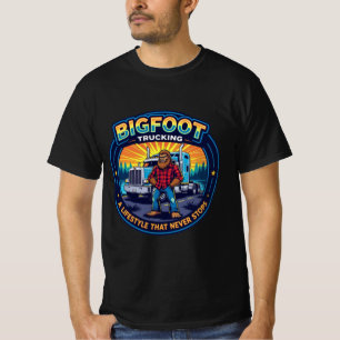 Bigfoot Trucking Een levensstijl die nooit stopt T-shirt