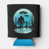 Bigfoot UFO Alien Blikjeskoeler (Achterkant)