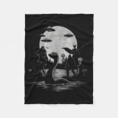 Bigfoot Ufo Loch Ness Monster Mothman And Aliens! Fleece Deken (Voorkant)