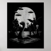 Bigfoot Ufo Loch Ness Monster Mothman And Aliens!  Poster (Voorkant)