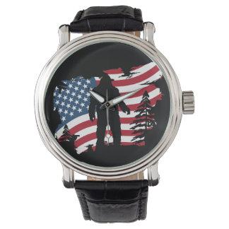 Bigfoot USA Quality Metal Mannen Horloge