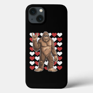 Bigfoot Valentijnsdag Grappige Harten Sasquatch Li iPhone 13 Hoesje