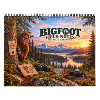 Bigfoot Veldnotities 2027 Muurkalender Kalender