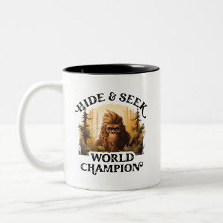 Bigfoot - Verbergen & zoeken Wereldkampioen Tweekleurige Koffiemok