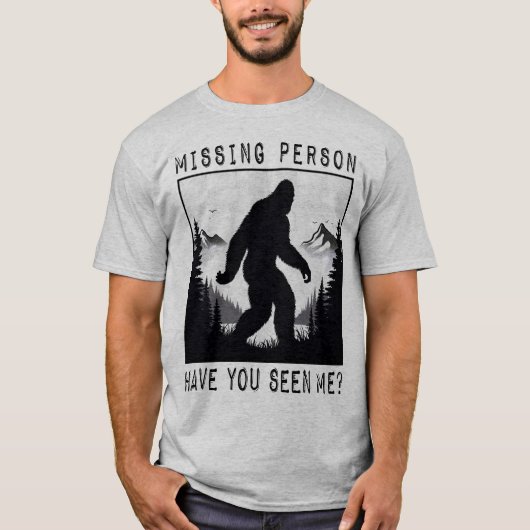 BIGFOOT - Vermiste persoon T-shirt (Voorkant)