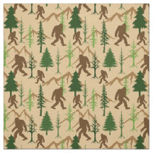 Bigfoot Verstoppen in het bos Sasquatch Patroon