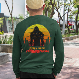 Bigfoot Verstoppertje Kampioen T-shirt
