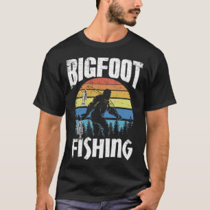 Bigfoot vissen t-shirt
