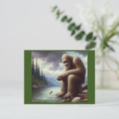 Bigfoot Vist Briefkaart (Staand voorkant)