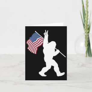 Bigfoot Vlag van Verenigde Staten Kaart