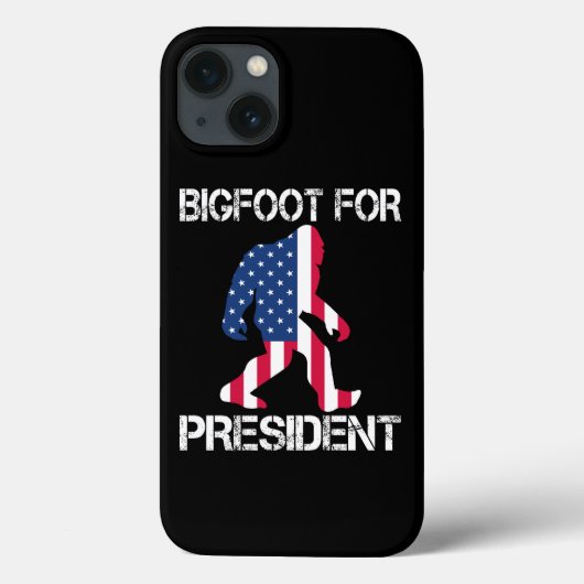 Bigfoot voor President Funny Bigfoot Case-Mate iPhone Case (Achterkant)