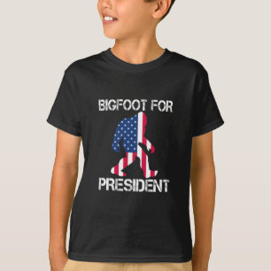 Bigfoot voor President Funny Bigfoot T-shirt