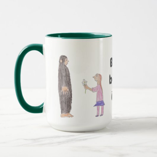 Bigfoot vous croit - Tasse à café (Gauche)