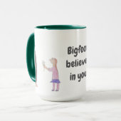 Bigfoot vous croit - Tasse à café (Devant gauche)