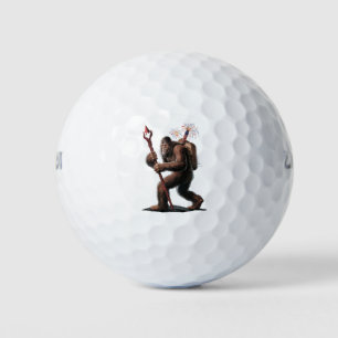 Bigfoot Vuurwerk 4 juli Amerikaanse vlag Sasquatch Golfballen